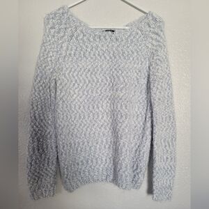 Buffalo David Bitton Blue Crew Neck Sweater with Textured Pattern
